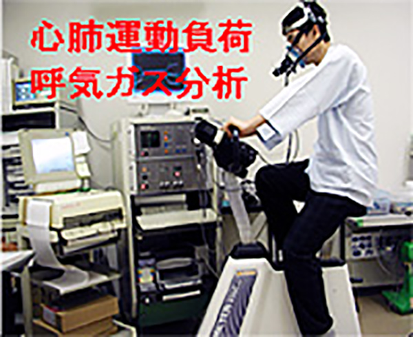 心肺運動負荷(呼気ガス分析装置)